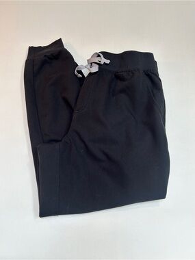 Figs Womens LP Zamora High Waisted Jogger Scrub Pant, PO#5466 Black
